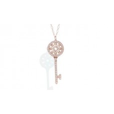 Naszyjnik z różowego złota z płatkami i diamentami w kształcie słonecznika Tiffany Co.