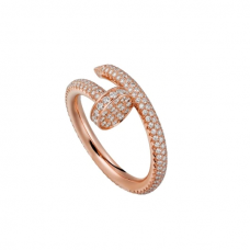 Pierścionki Cartier Juste un Clou z diamentami