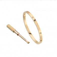 Bransoletka Cartier Love SM z 6 diamentami, wersja z żółtego złota Bransoletka Cartier Love SM z 6 diamentami, wersja z żółtego złota