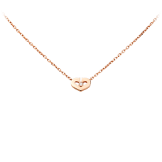 Wisiorek Heart Of Cartier, mały model, różowe złoto, diament