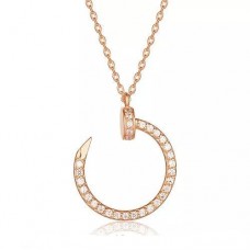 Wisiorek Cartier Juste Un Clou z różowego złota i diamentów