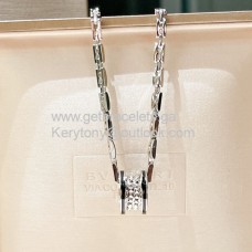 Naszyjnik Bvlgari B.Zero1 Rock z białego złota z czarną ceramiką