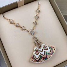 Naszyjnik Bvlgari Divas Dream Multicolour w kolorze różowego złota AAA
