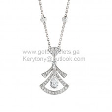 Naszyjnik Bvlgari Divas Dream Openwork Elements z diamentami w kolorze białego złota