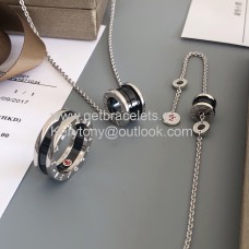 Zestaw Bvlgari Save the Children ze srebra próby 925 i czarnej ceramiki Sklep