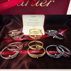 Bransoletka Cartier Juste Un Clou Double Nail z żółtego złota/białego złota/różowego złota z diamentem