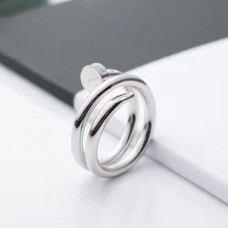 Cartier Juste Un Clou Podwójny diamentowy pierścionek z białego złota