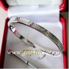 Bransoletka Cartier Love SM z białego złota z diamentami Bransoletka Cartier Love SM z białego złota z diamentami