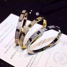 Bransoletka Cartier Love z diamentami i czarną ceramiką