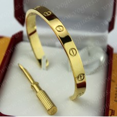 Bransoletka Cartier Semi-Open Love z żółtego złota