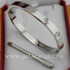 Bransoletka Cartier Love dla mężczyzn i kobiet z białego złota Bransoletka Cartier Love dla mężczyzn i kobiet z białego złota