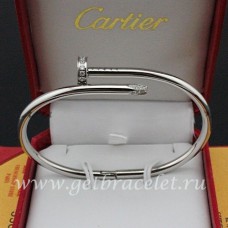 Bransoletka Cartier Juste Un Clou z białych diamentów