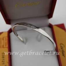 Bransoleta Cartier z białego złota otwarta