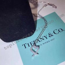 Naszyjnik z wisiorkiem Tiffany Paloma Picasso Loving Heart ze srebra próby 925 z diamentami