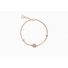 Dior La petite Tribale pozłacana bransoletka CD BallPearl Diamonds