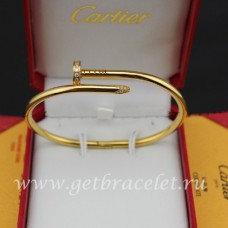 Bransoletka Cartier Juste Un Clou z diamentami z żółtego złota