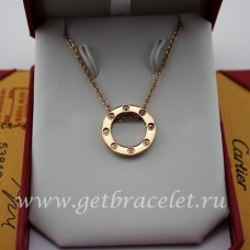 Naszyjnik Cartier LOVE z różowego złota