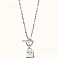 Wisiorek Hermes Birkin Amulette w kolorze srebrnym