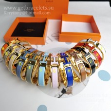 Bransoletka Hermes Clic Clac H z emalii z okuciami palladowymi PM 12 mm Cena