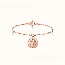 Bransoletka Hermes Ex-Libris z różowego złota Party Lady Jewelry