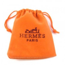Hermes Biżuteria Aksamitny woreczek Hermes Biżuteria Aksamitny woreczek