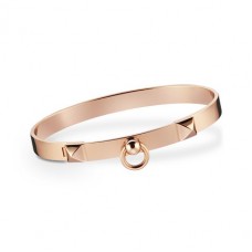 Bransoletka Hermes Collier de Chien z różowego złota