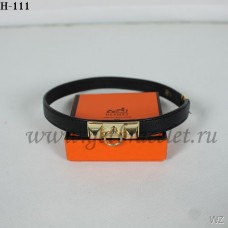 Bransoletka Hermes Rivale Double Wrap w kolorze czarno-złotym