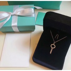 Tiffany Tiffany Keys Otwarte Owalne Klucze Wisiorek Nowoczesny Naszyjnik Diamentowy Najniższa Cena
