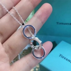 Naszyjnik z wisiorkiem Tiffany 1837 z trzema kołami, biżuteria zaręczynowa dla kobiet