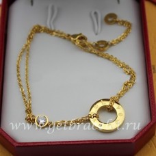 Bransoletka Cartier Love z żółtego złota z diamentami