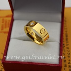 Pierścionek Cartier Love z żółtego złota z 3 diamentami