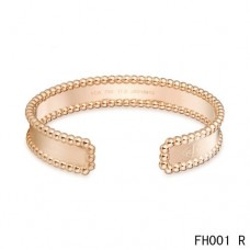Otwarta bransoletka Van Cleef And Arpels z różowego złota