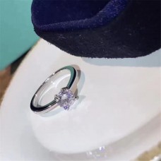 Pierścionek zaręczynowy Tiffany Harmony z okrągłym kryształem dla kobiet