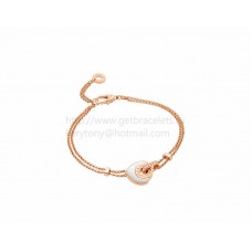 Bransoletka BVLGARI Cuore z różowego złota z masą perłową Bransoletka BVLGARI Cuore z różowego złota z masą perłową