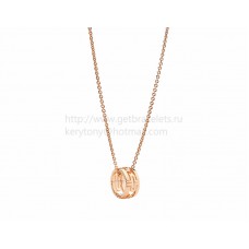 BVLGARI Parentesi Okrągły wisiorek z różowego złota