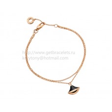 Bransoletka Bvlgari DIVAS Dream w kolorze różowego złota z onyksem Bransoletka Bvlgari DIVAS Dream w kolorze różowego złota z onyksem