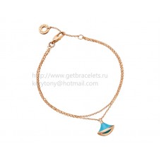 Bransoletka Bvlgari DIVAS Dream w kolorze różowego złota z turkusem Bransoletka Bvlgari DIVAS Dream w kolorze różowego złota z turkusem