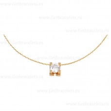 Naszyjnik C DE Cartier z żółtego złota z diamentami