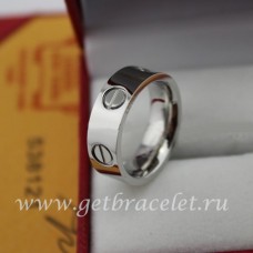 Pierścionek Cartier Love z białego złota