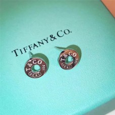 Kolczyki w kształcie koła z diamentami Tiffany 1837 ze srebra próby 925 z cennikiem w USA