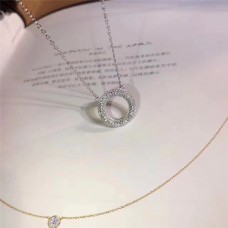 Naszyjnik Tiffany Metro Diamonds z trzema rzędami kółek, wysokiej jakości, damski