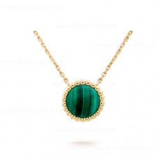 Wisiorek Van Cleef Arpels Perlee Couleurs Malachit z żółtego złota