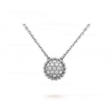 Wisiorek Van Cleef Arpels Perlee Diamonds z białego złota