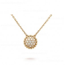 Wisiorek Van Cleef Arpels Perlee Diamonds z żółtego złota