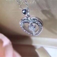 Naszyjnik z kryształowym wisiorkiem Tiffany Heart In Heart – lista cen w USA