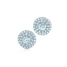 Kolczyki Tiffany Soleste z okrągłymi diamentami na Walentynki