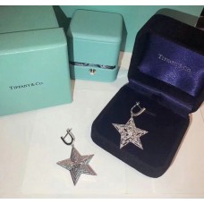 Wisiorek Tiffany Star z klonowymi diamentami i kolczykami na prezent