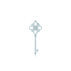 Naszyjnik z wisiorkiem Tiffany Keys Floret Key z diamentami
