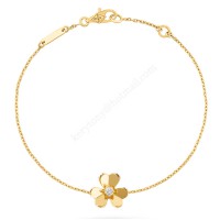 Bransoletka Van Cleef Arpels Frivole z żółtego/białego złota z diamentem