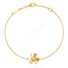 Bransoletka Van Cleef Arpels Frivole z żółtego/białego złota z diamentem Bransoletka Van Cleef Arpels Frivole z żółtego/białego złota z diamentem